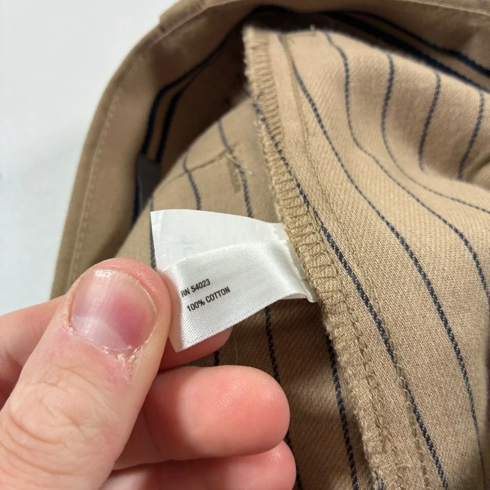 NEW Gap Classic Khakis Pants 28x32 Tan Straight Fit Cotton Chinos 772336-01-1